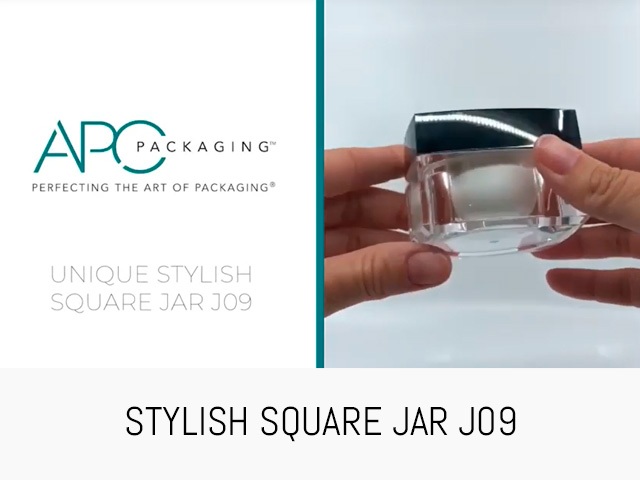 UNIQUE STYLISH SQUARE JAR | J09 | APC PACKAGING