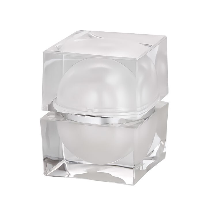 Unique Square Acrylic Jar | JZ | APC Packaging