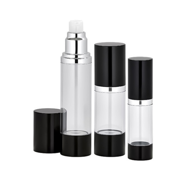 Related product: JS_B |  Clear & Black AIRLESS BOTTLE