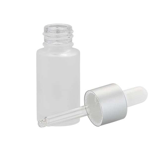Silver Frosted Glass Dropper | ZHPJ | APC Packaging